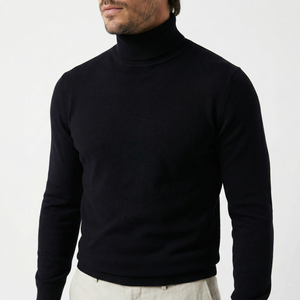 Velvet Turtleneck Shirt