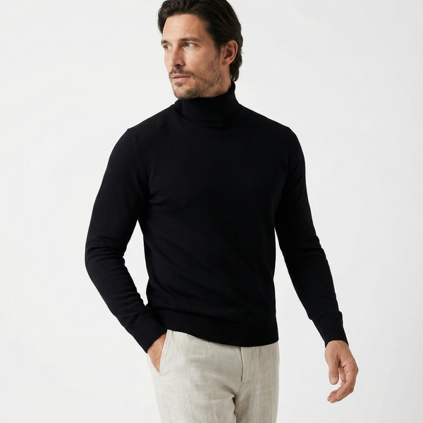 Velvet Turtleneck Shirt