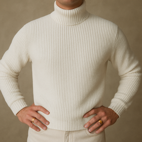 Ivory Crest Sweater