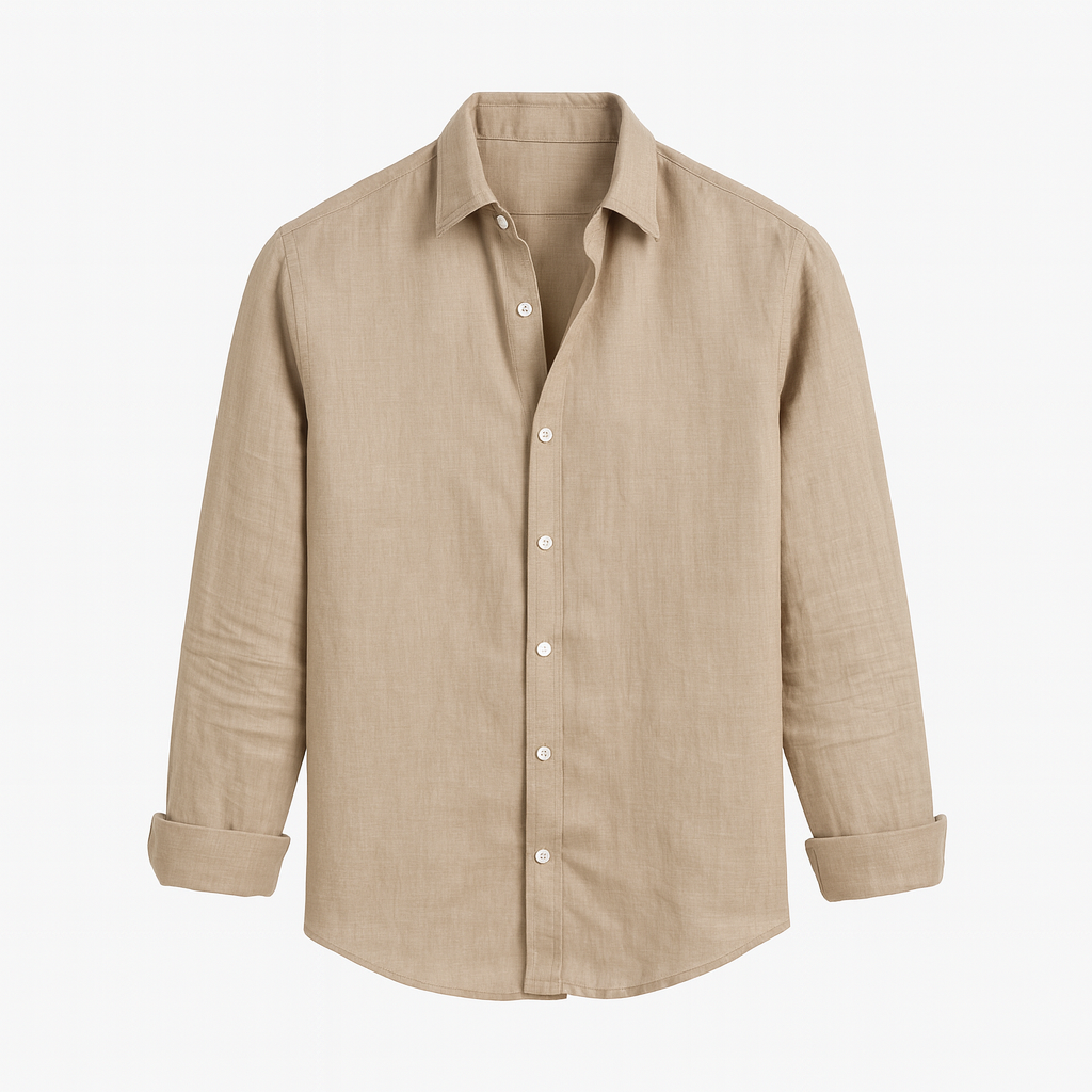 Casual Linen and Cotton Shirt