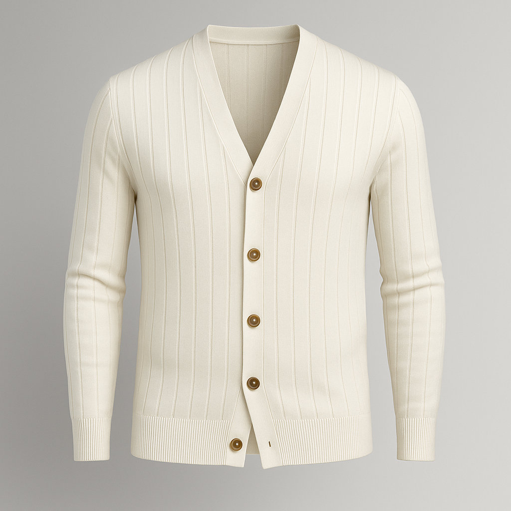 Premium Knit Button Cardigan
