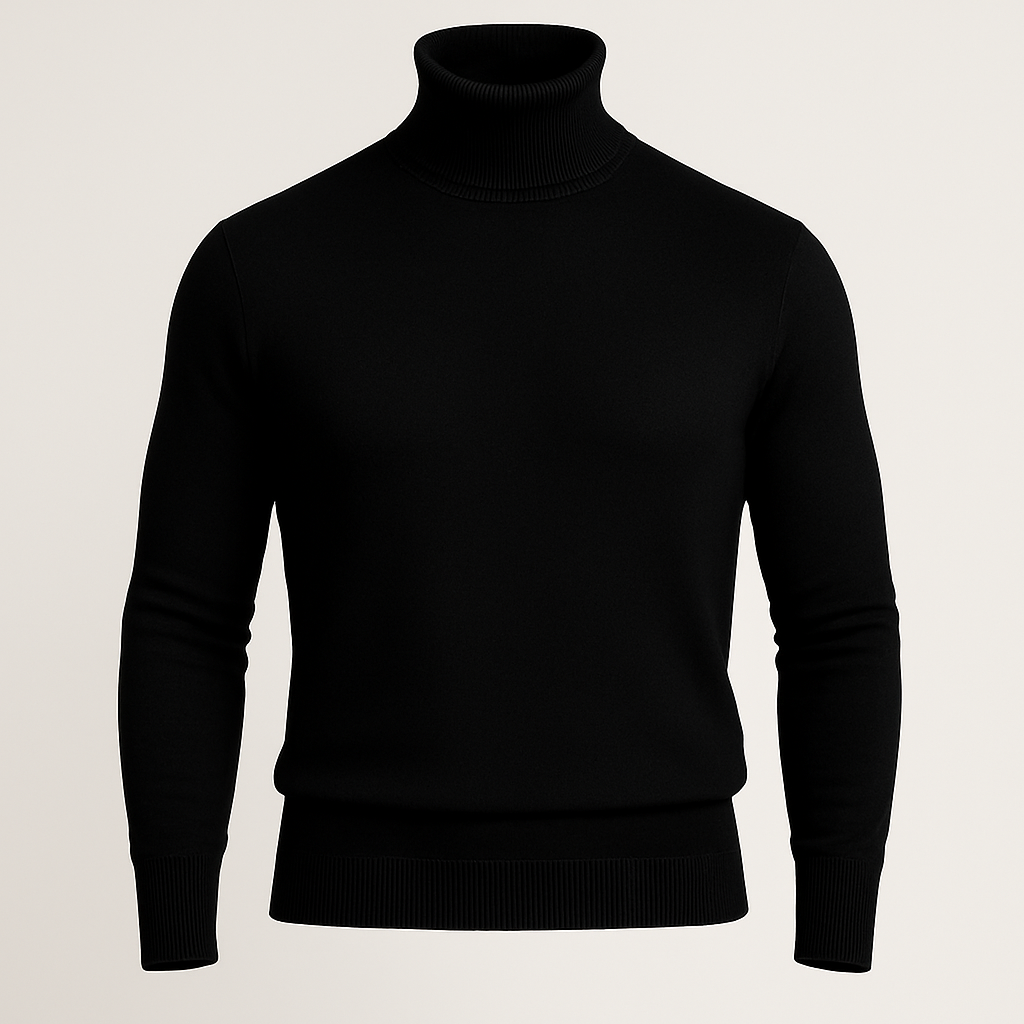 Velvet Turtleneck Shirt