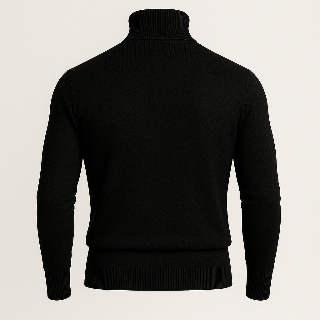 Velvet Turtleneck Shirt
