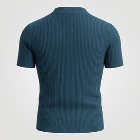 Azure Crest Tee knitting