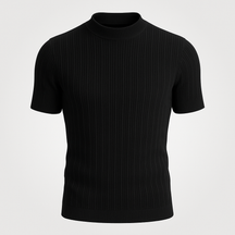 Azure Crest Tee knitting