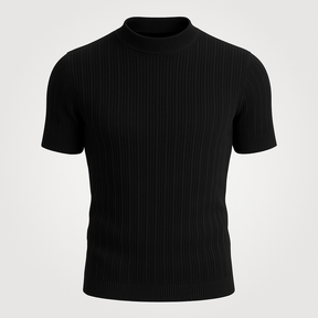 Azure Crest Tee knitting