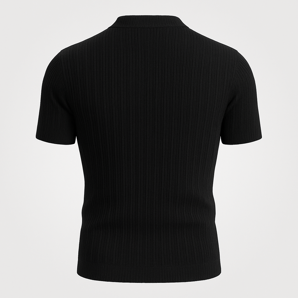 Azure Crest Tee knitting