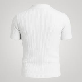 Azure Crest Tee knitting