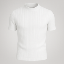 Azure Crest Tee knitting