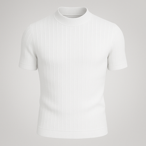 Azure Crest Tee knitting