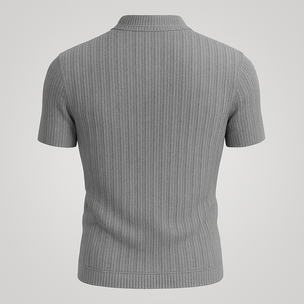 Azure Crest Tee knitting