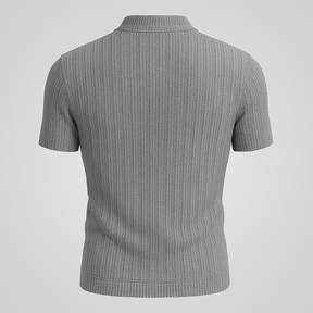 Azure Crest Tee knitting